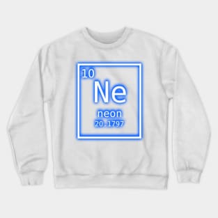 Neon Element Dark Blue Periodic Table Chemistry Nerd Costume T-Shirt Crewneck Sweatshirt